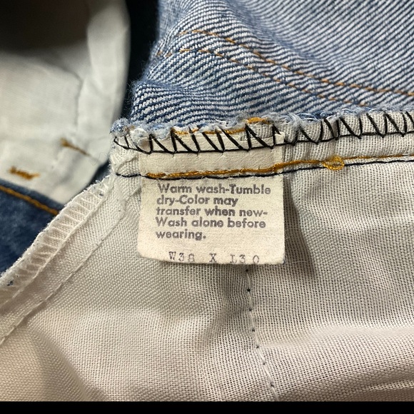 Vtg Levi’s 517 Bootcut Orange Tab Jeans Men’s 38x30 - 70s 80s - Picture 8 of 10